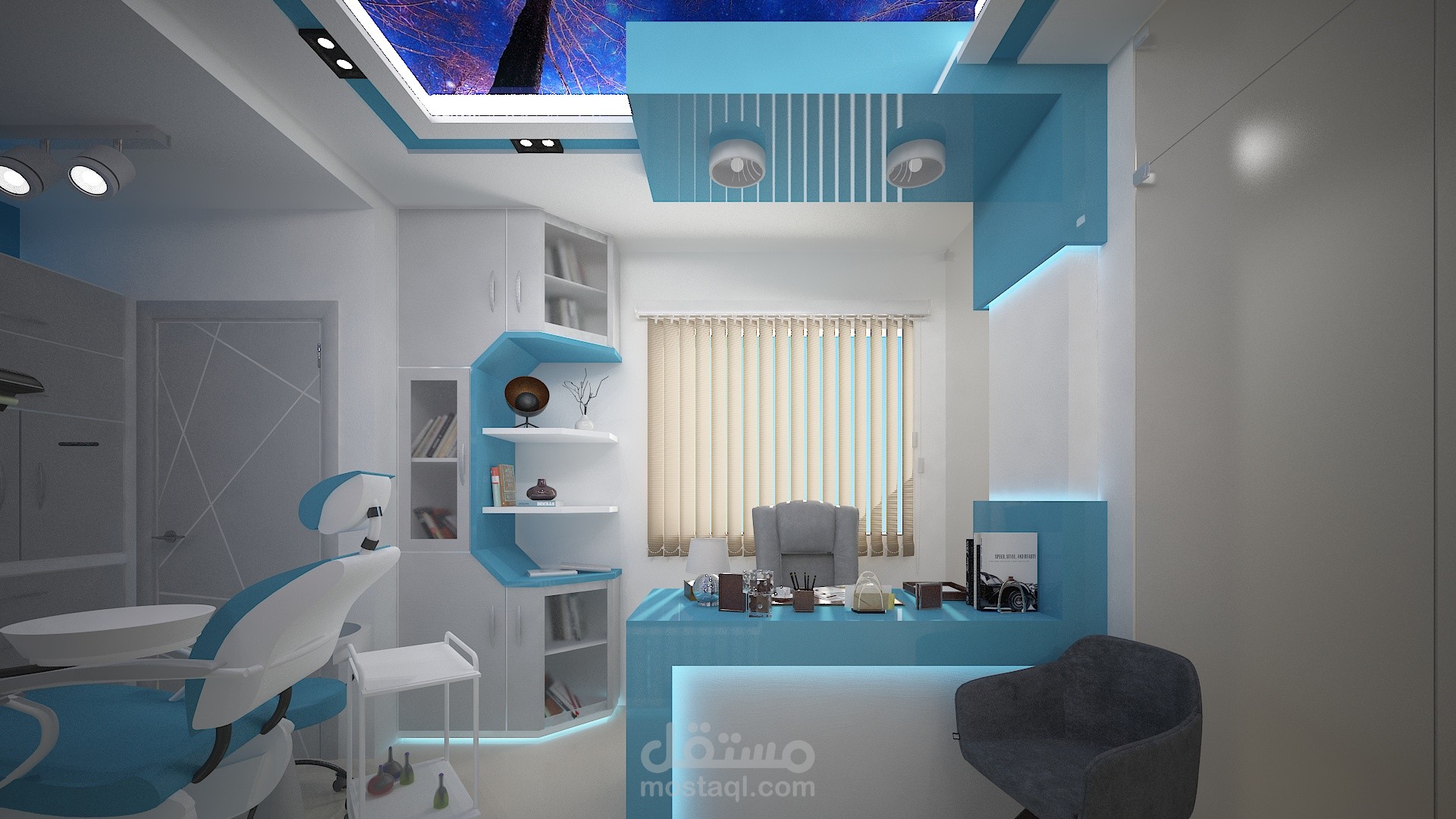 تصميم عيادة أسنان