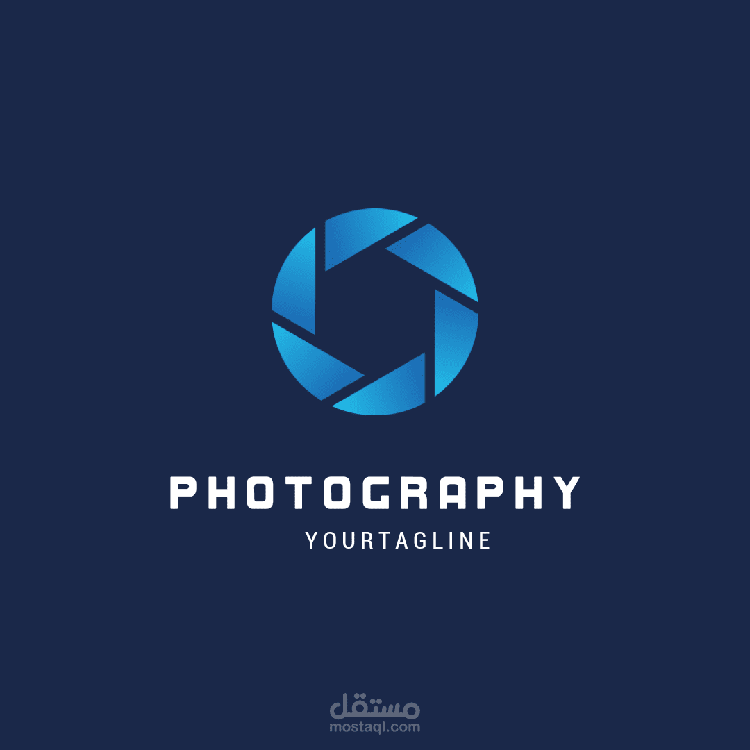 تصميم شعار احترافي لي PHOTOGRAPHI