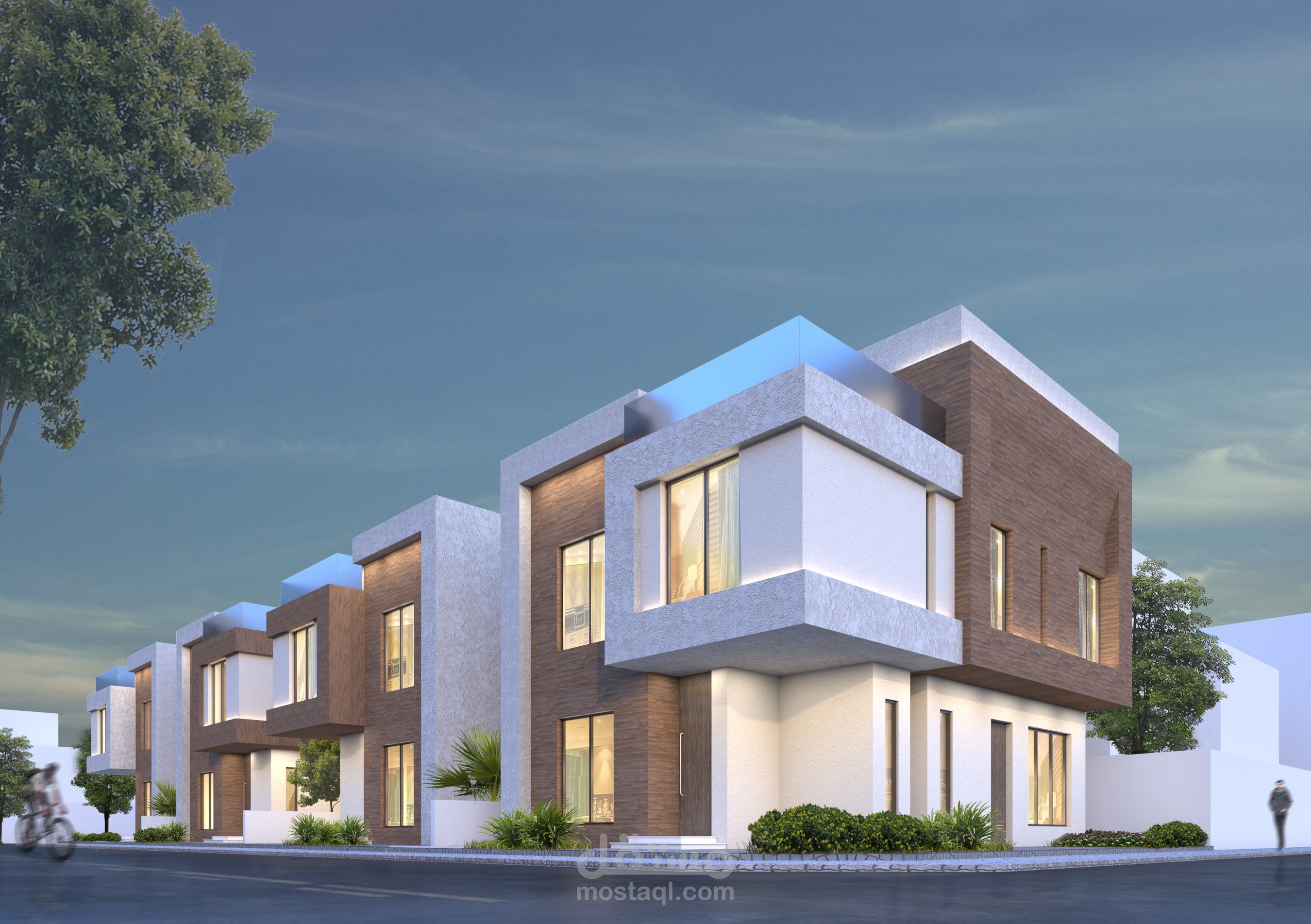 تصميم معمار حديث و بطرازعصري لفيلا في الرياض - السعودية
