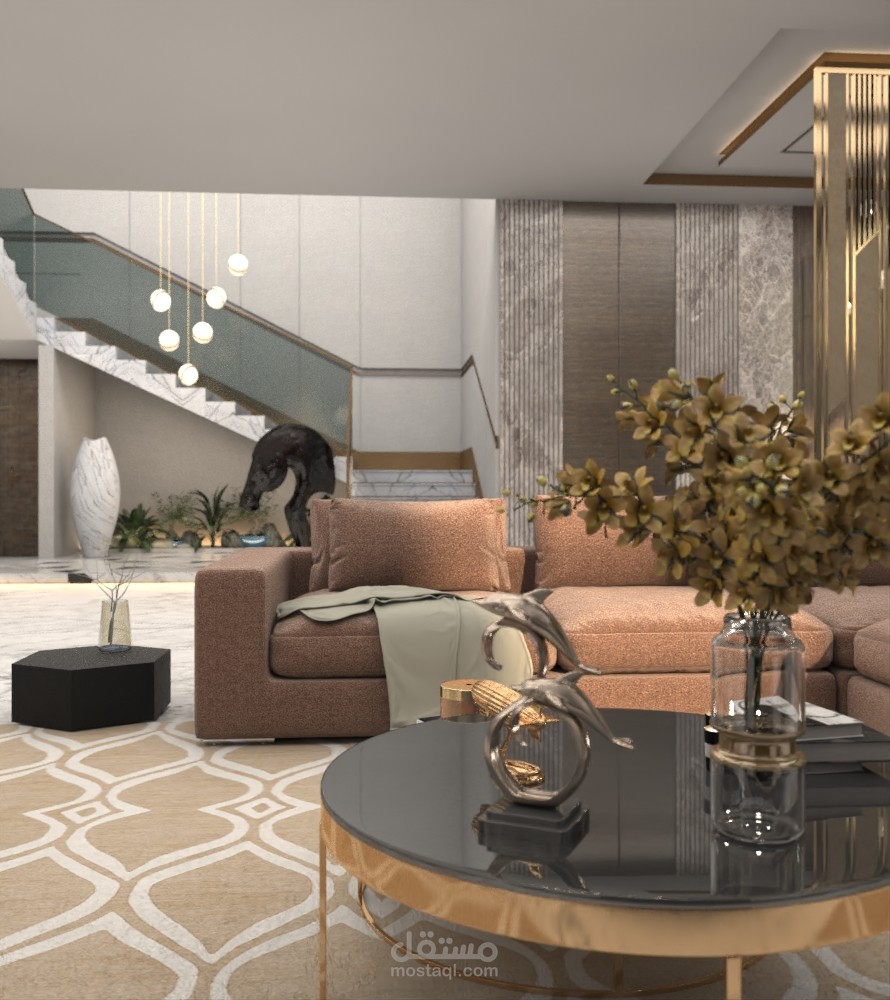 تصميم معمار حديث و بطراز عصري لفيلا في الرياض - السعودية