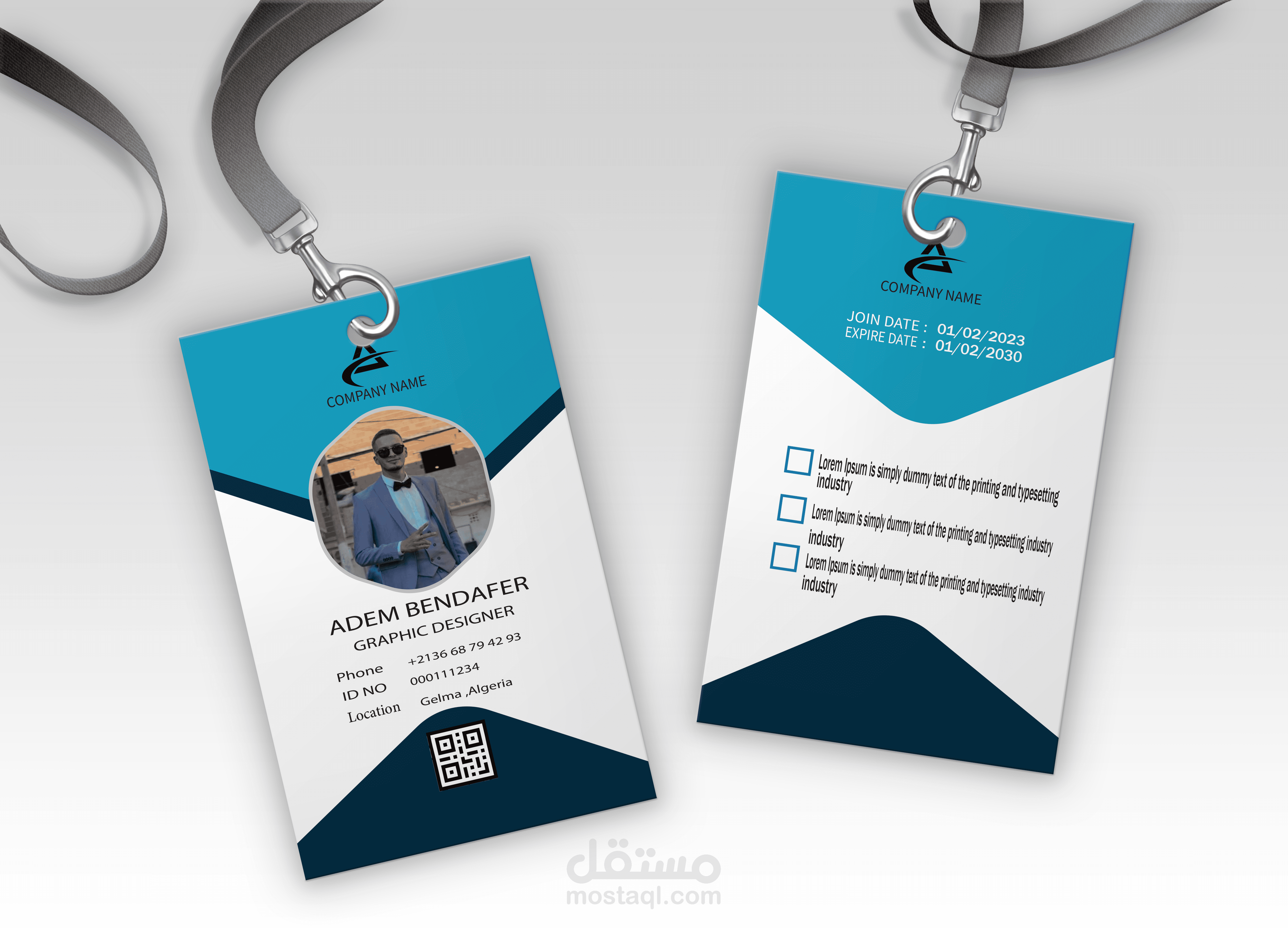 تصميم بطاقة أعمال - Business card