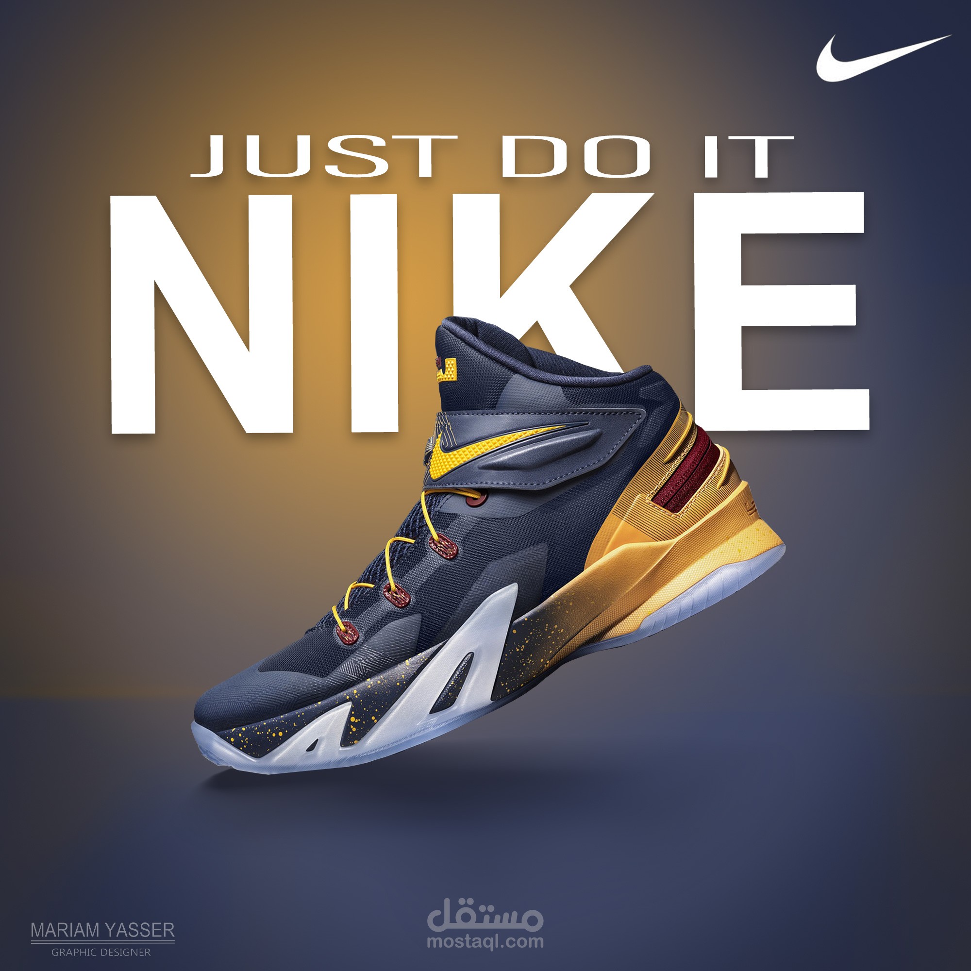 تصميم سوشيال ميديا  /Poster design for brand shoes