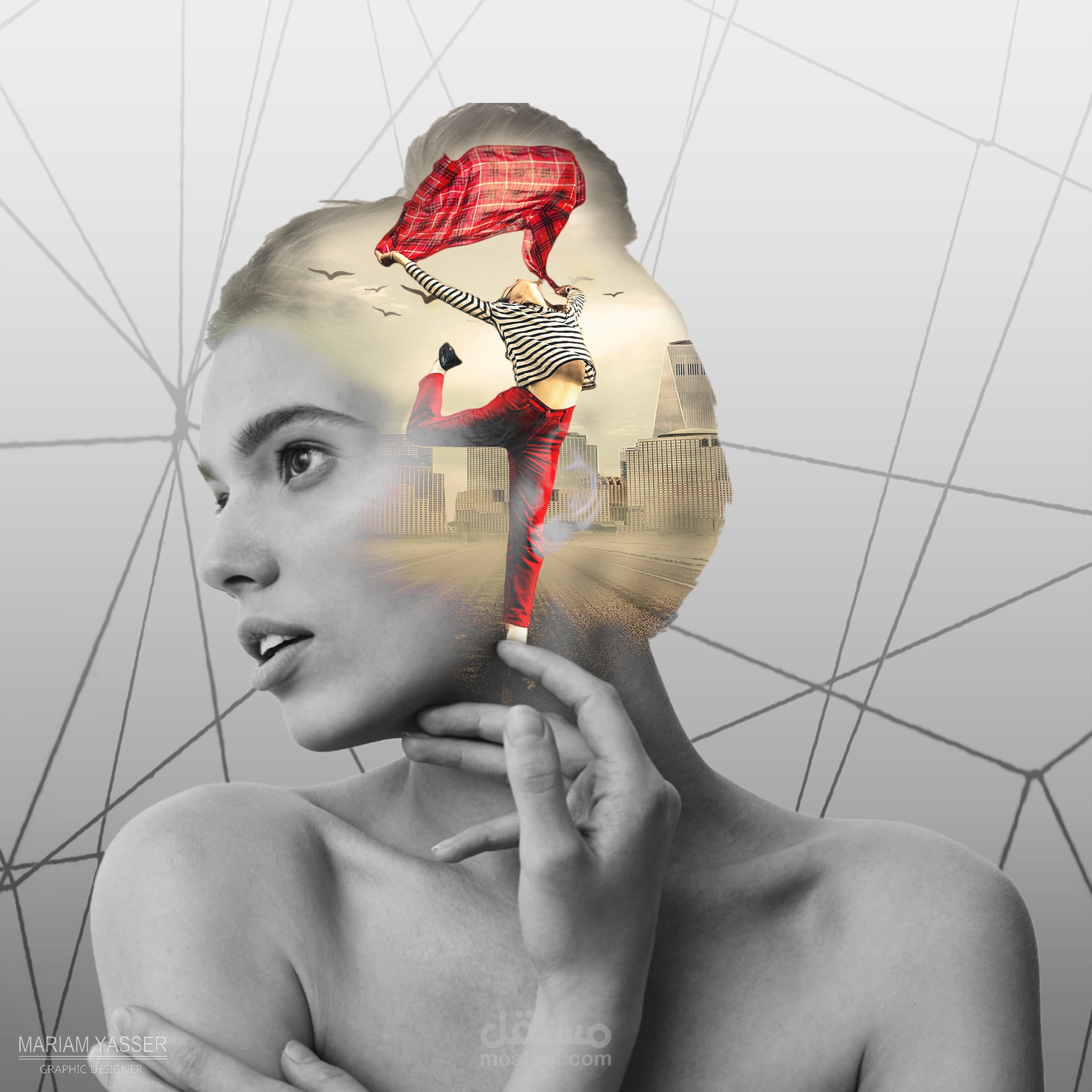 تصميم Double Exposure