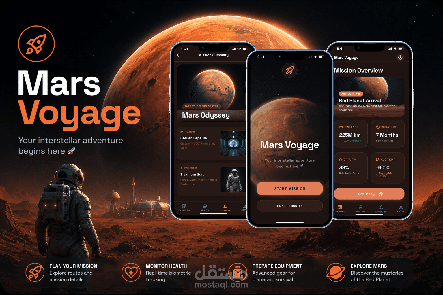 Mars voyage _ Mobile app