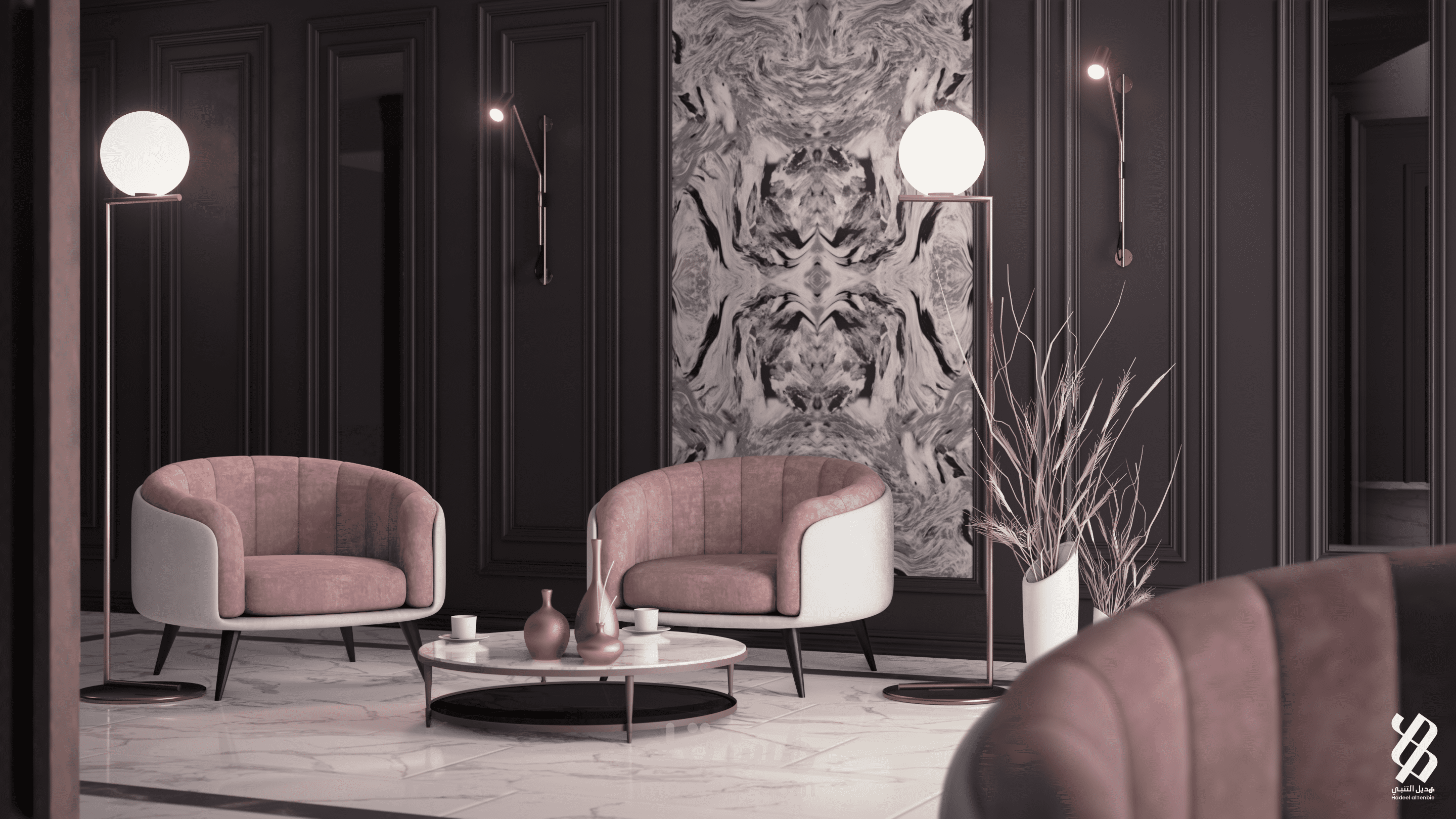 تصميم داخلي | جلسة في كافيه راقية