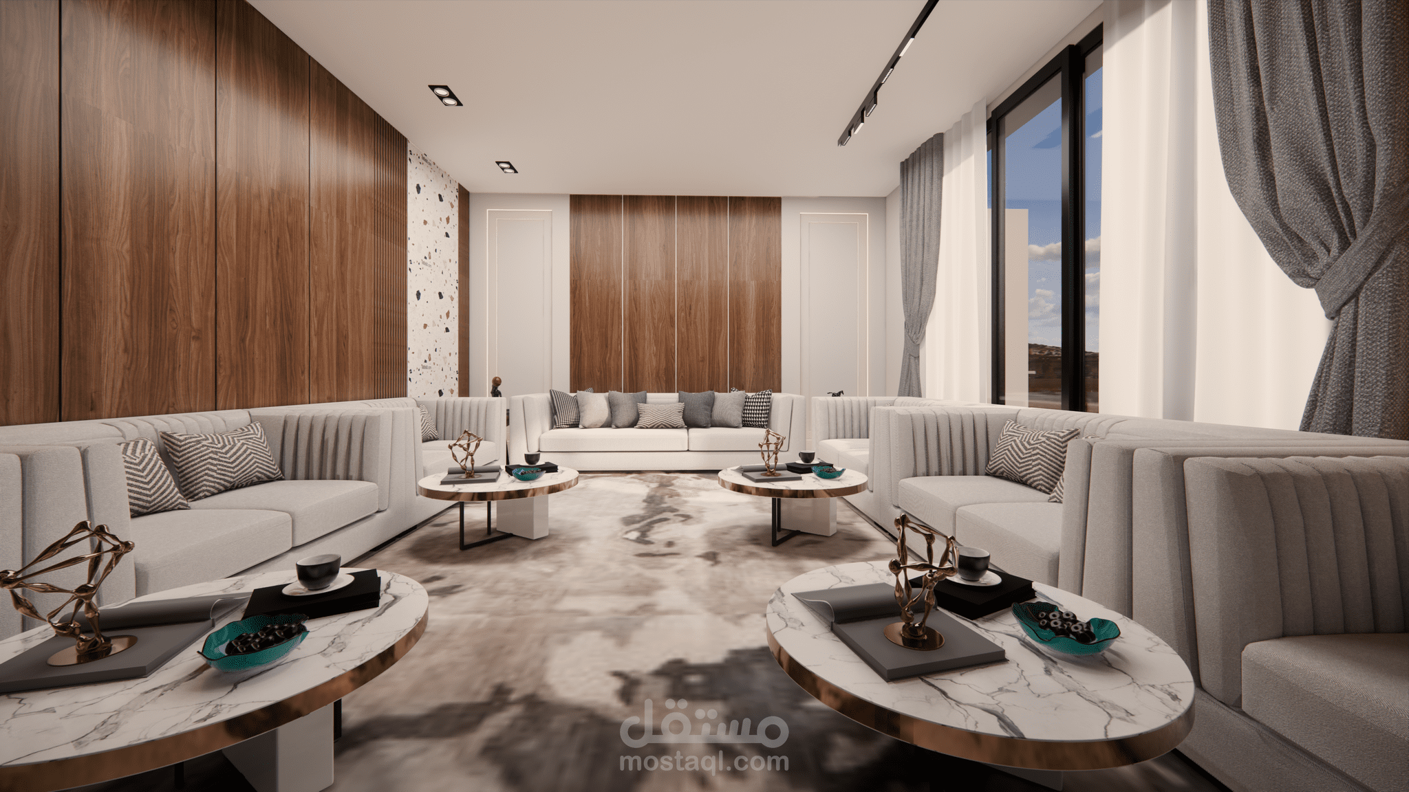 تصميم داخلي لمجلس رجال