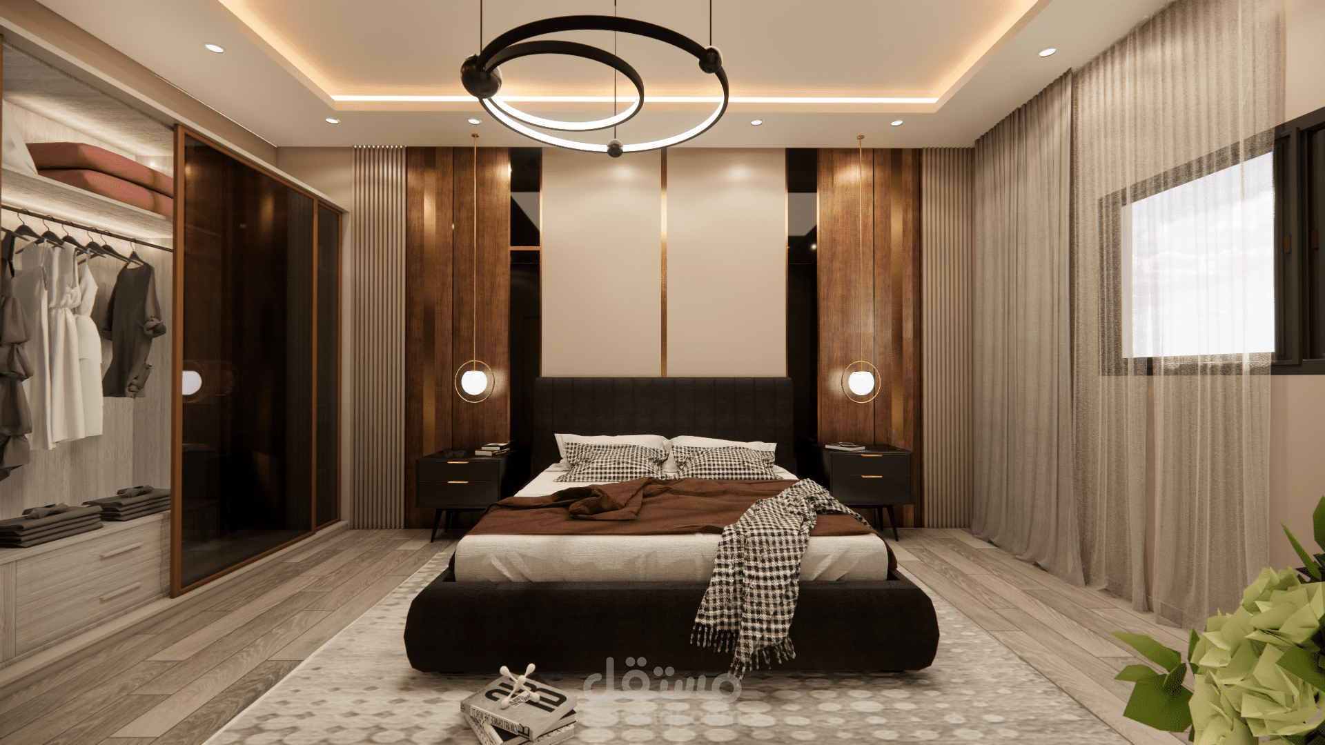 تصميم داخلي  لغرفة نوم