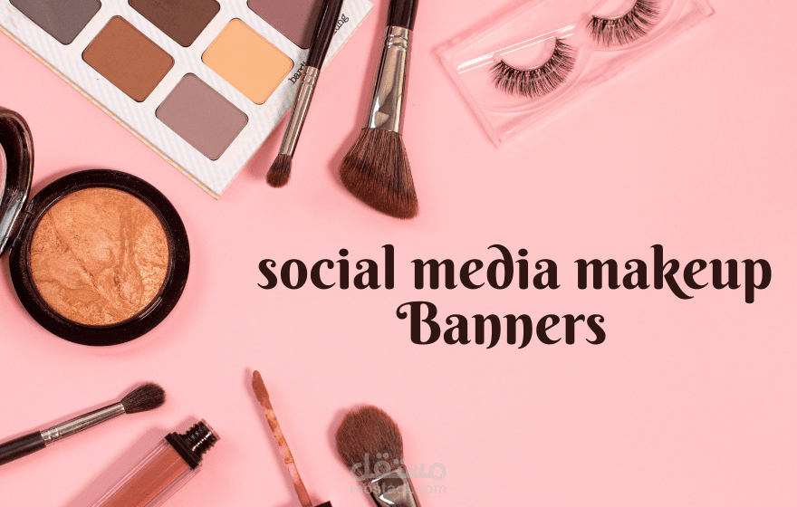 social media makeup banner