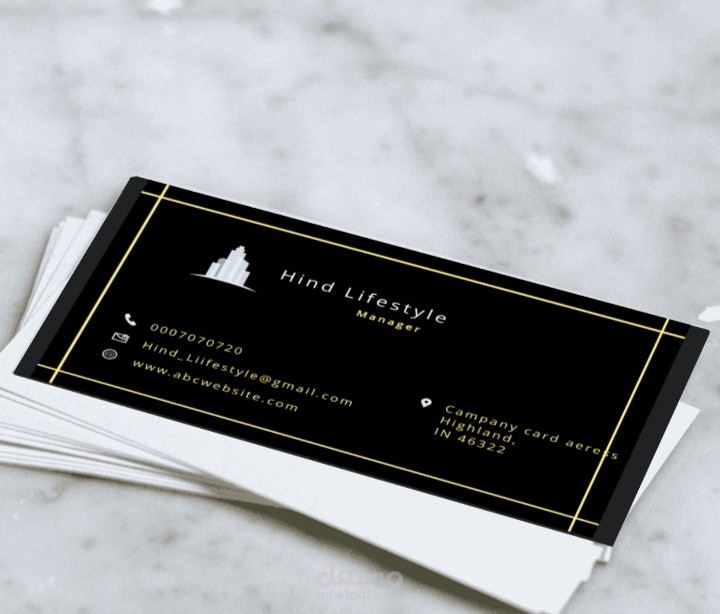 تصميم بطاقات تعريفية للشركات.