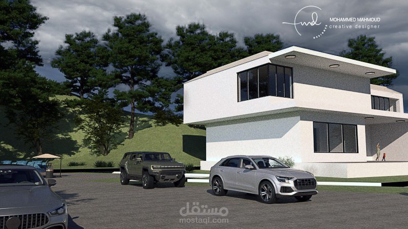 تصميم خارجي واجهات مودرن