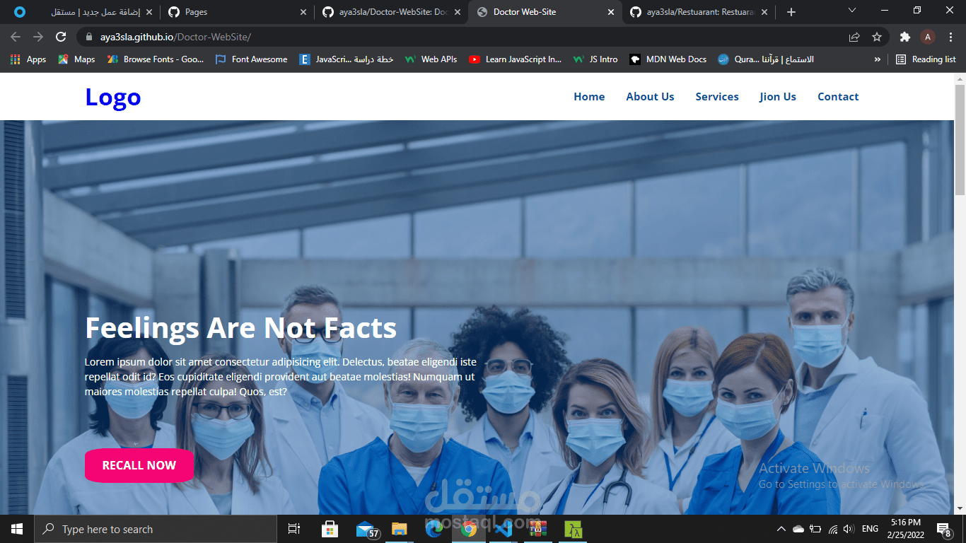 Doctor WebSite