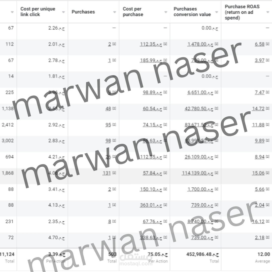 ادارة الاعلانات الممولة لتحقيق 7 عائد علي الاستثمار