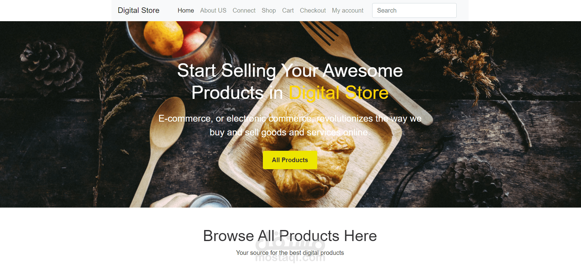 Digital Store Theme
