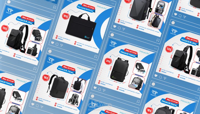 8 تصاميم سوشيال ميديا -لمتجر الريناوي تك