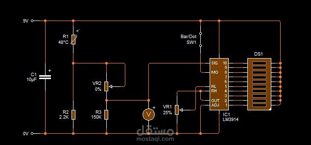 نموذج الرسم على circuit wizard
