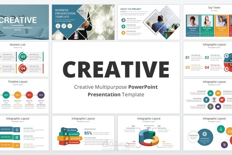 تصميم عروض PowerPoint احترافية وجذابة للشركات والطلاب بجودة عالية