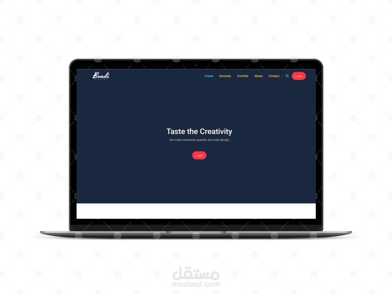 Portfolio| عرض الأعمال من (xd) ل front End