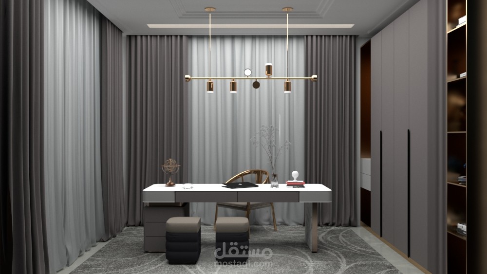 تصميم غرفة مكتب
