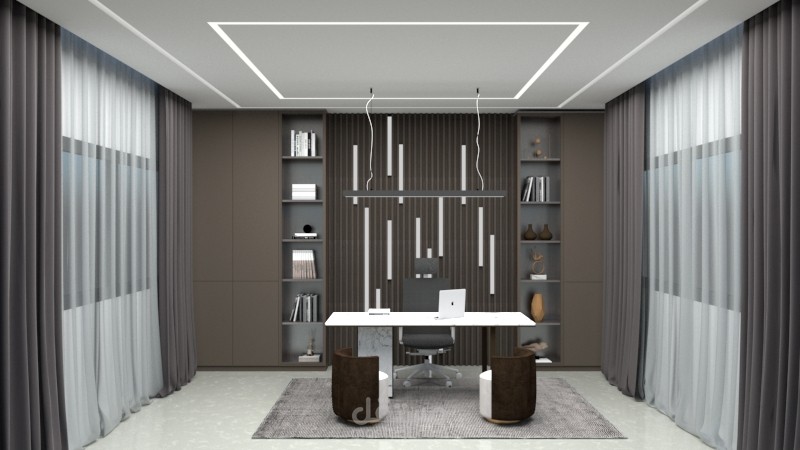 تصميم غرفة مكتب