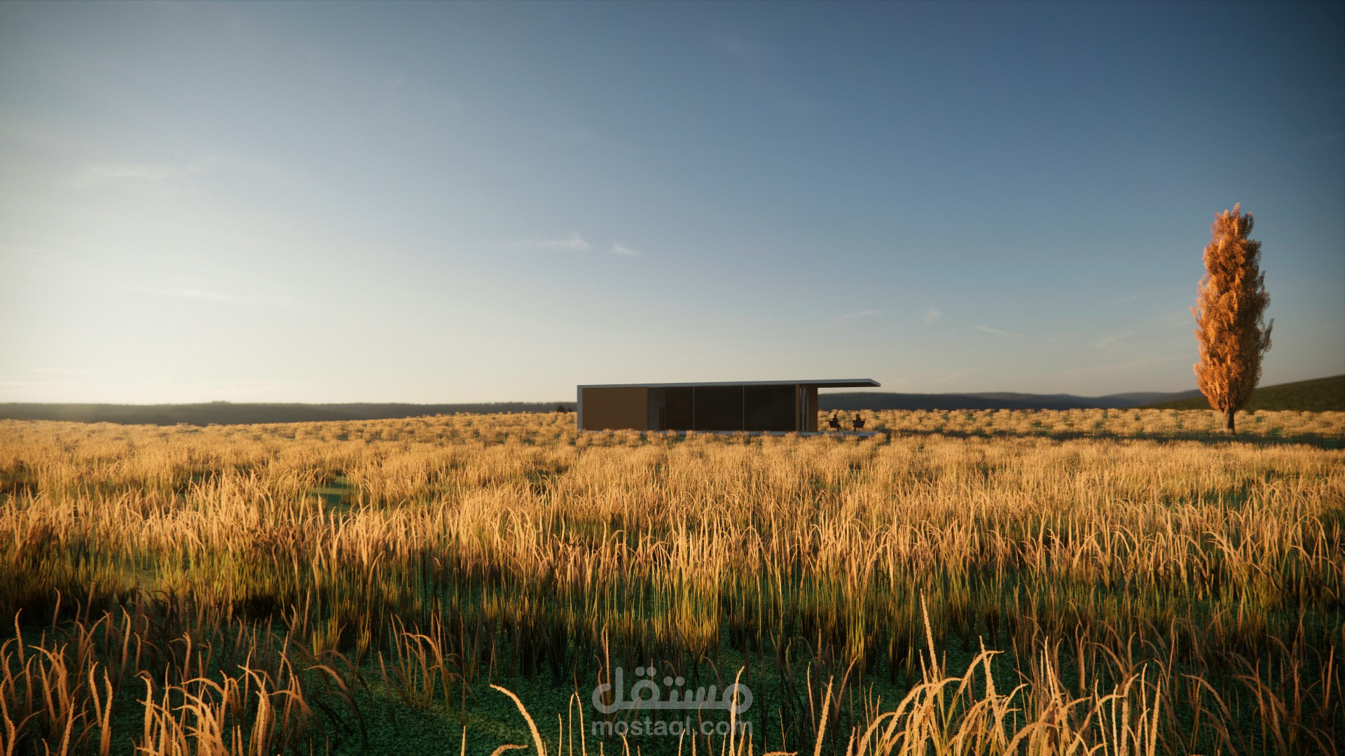 كوخ صغير في منطقة ريفية