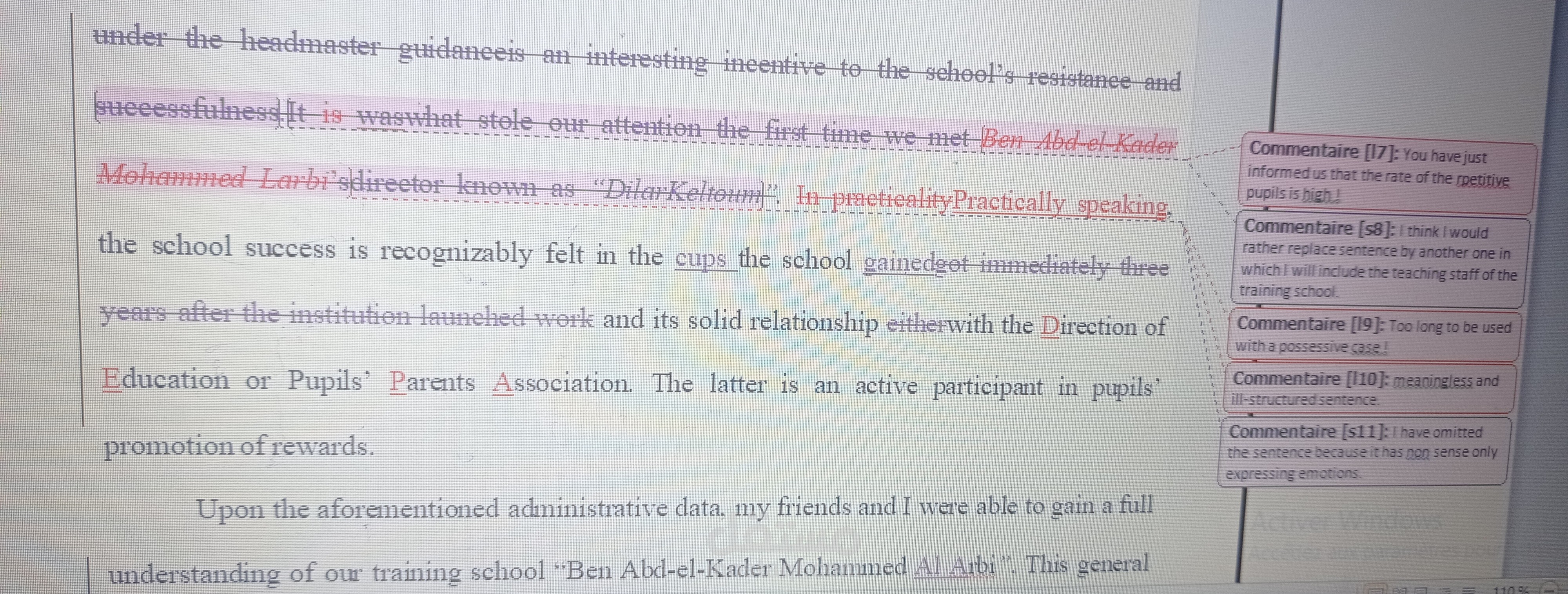 تصحيح و تدقيق اللغة