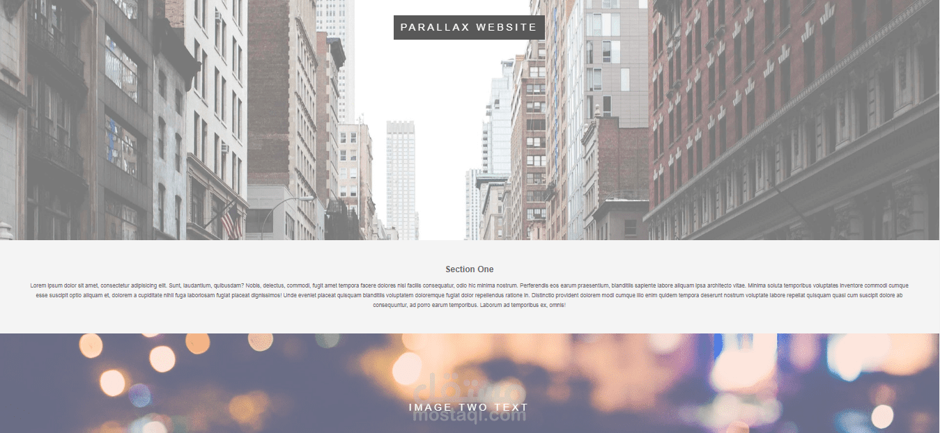 parallax website