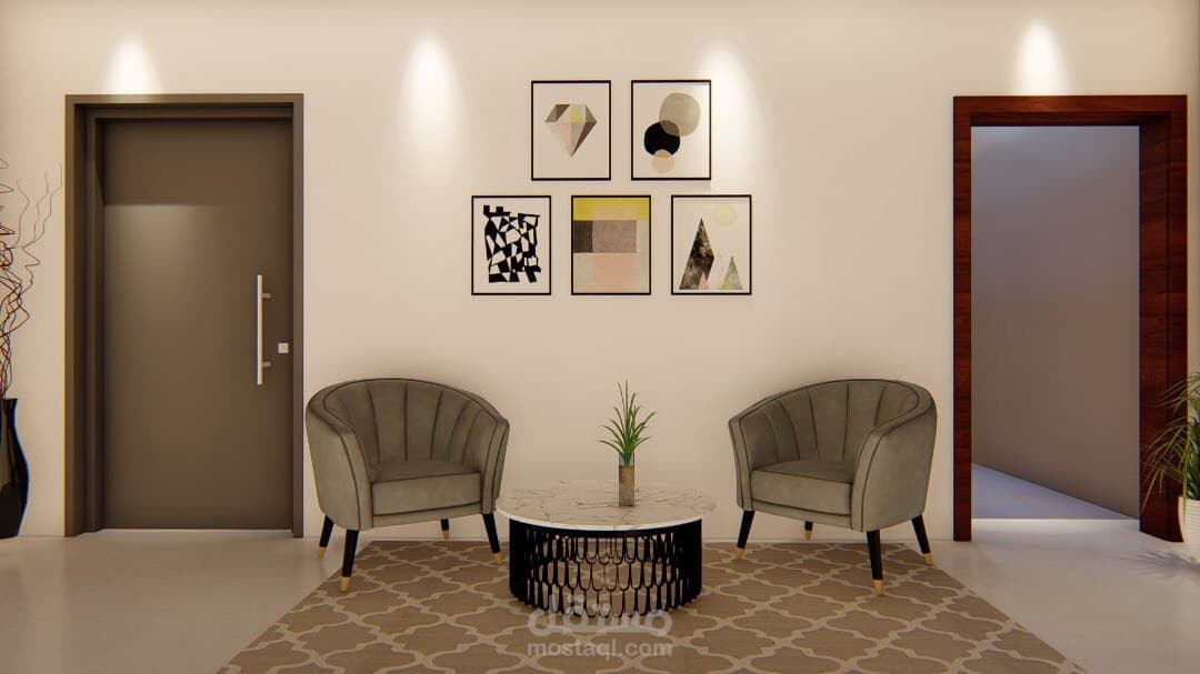 'FAMILY HALL & SALOON 'INTERIOR DESIGN