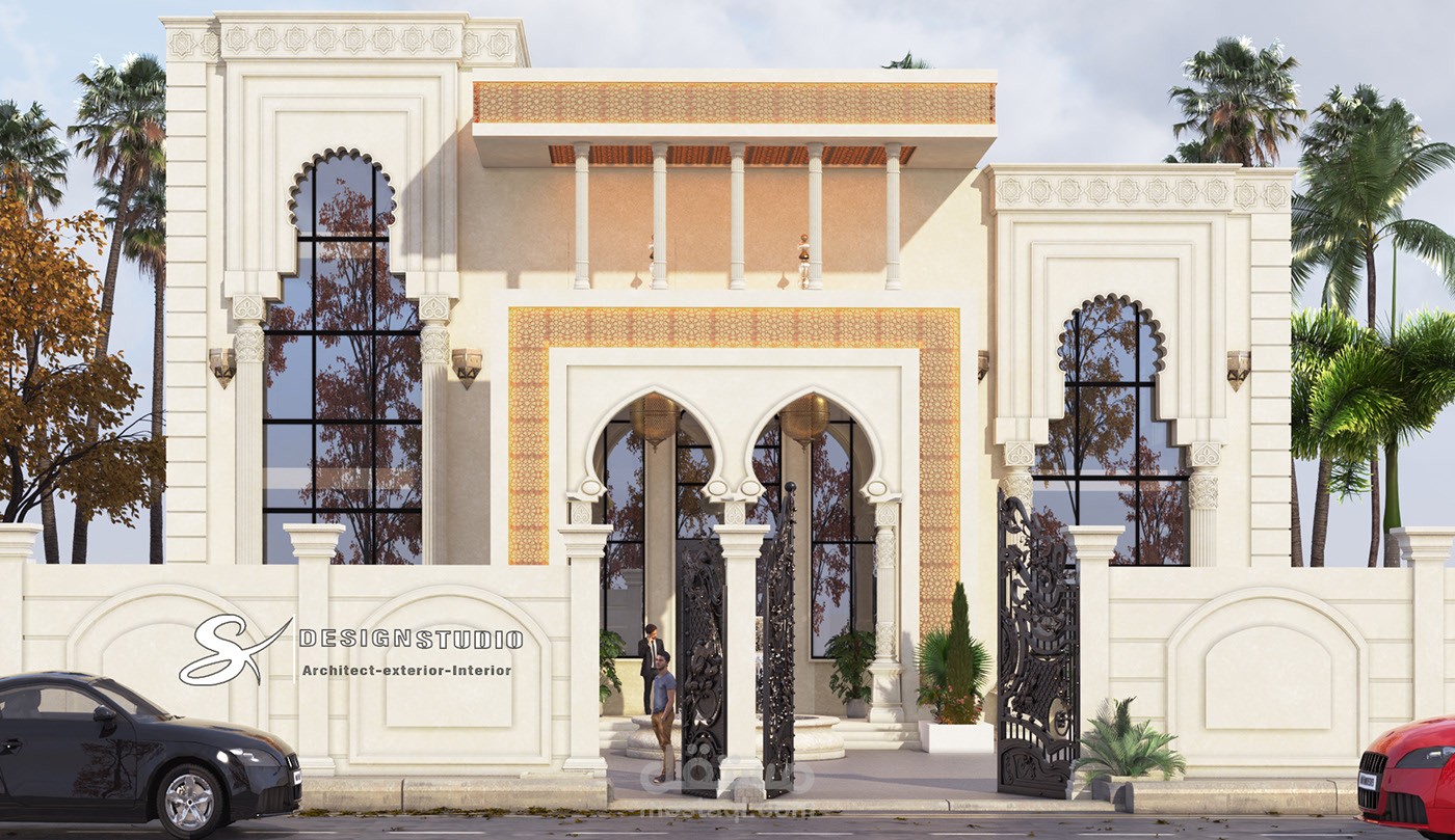 فيلا سكنيه بتصميم  نيوكلاسيك