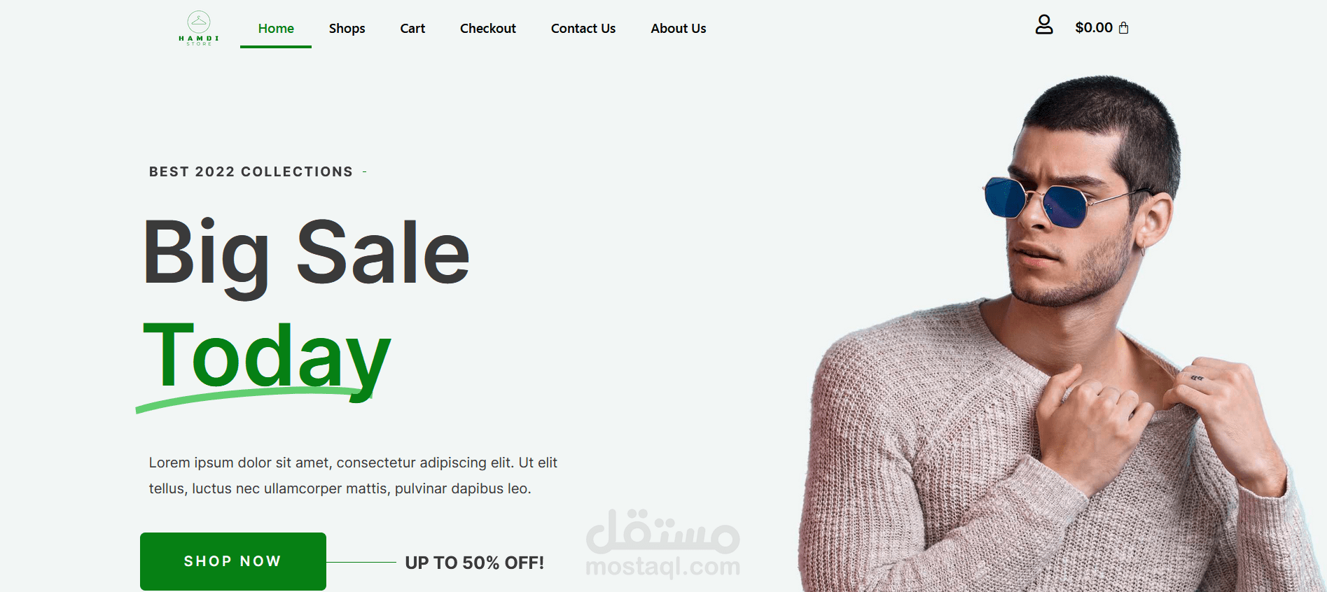 متجر الكتروني (WooCommerce)