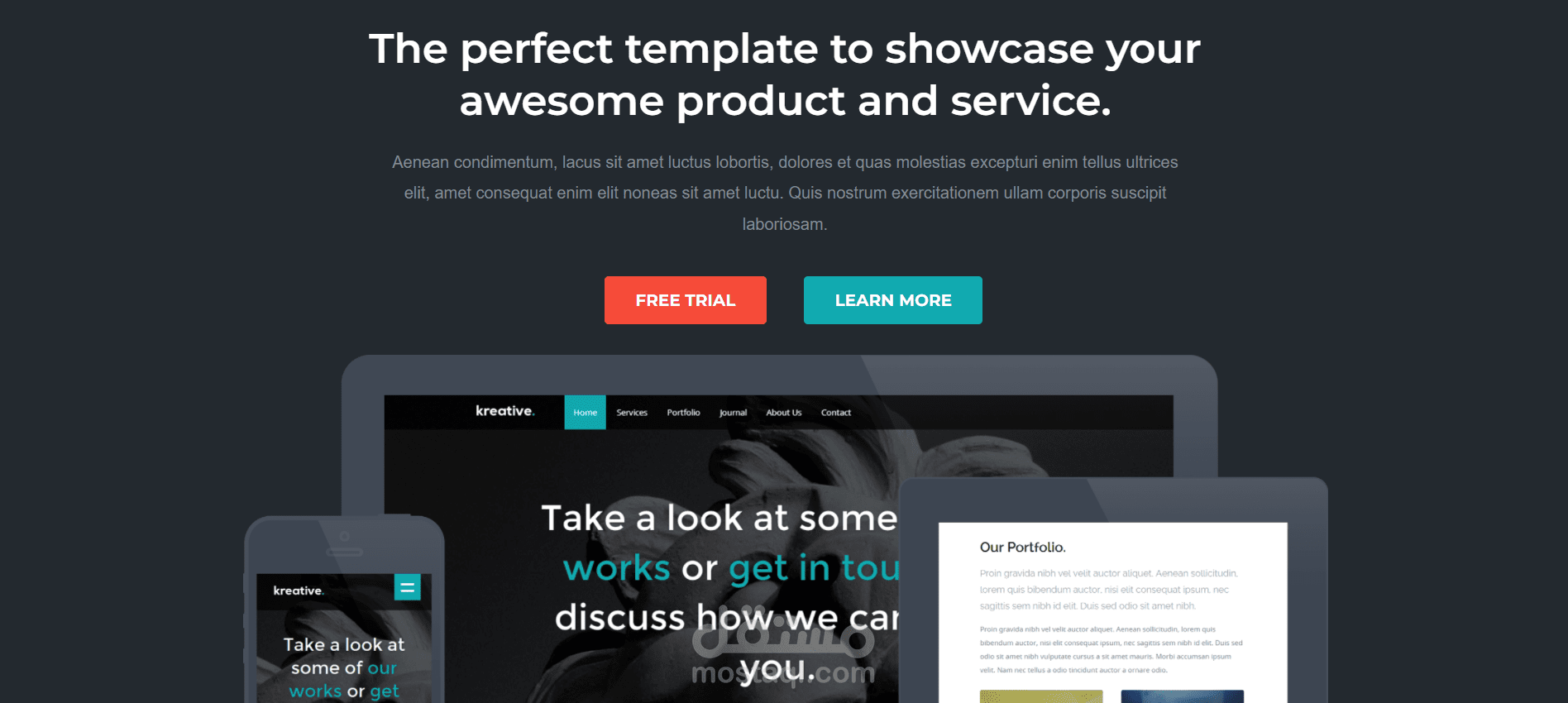 صفحة هبوط (landing page)