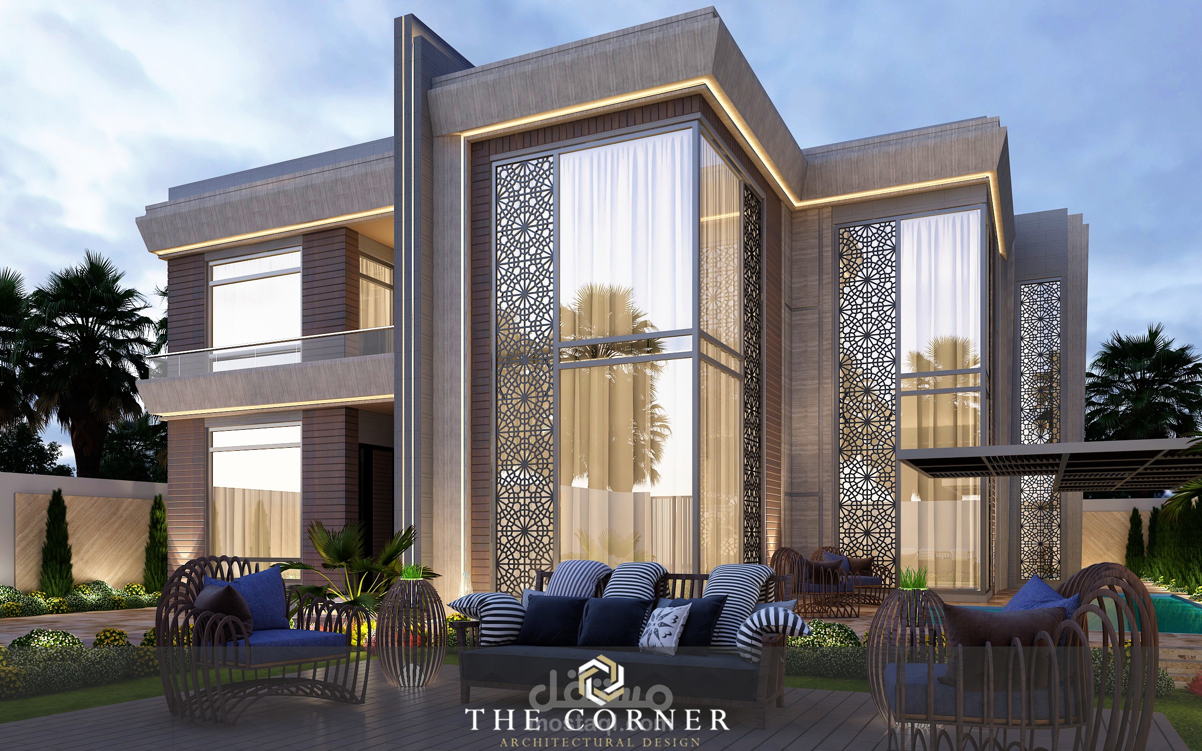 Villa exterior design