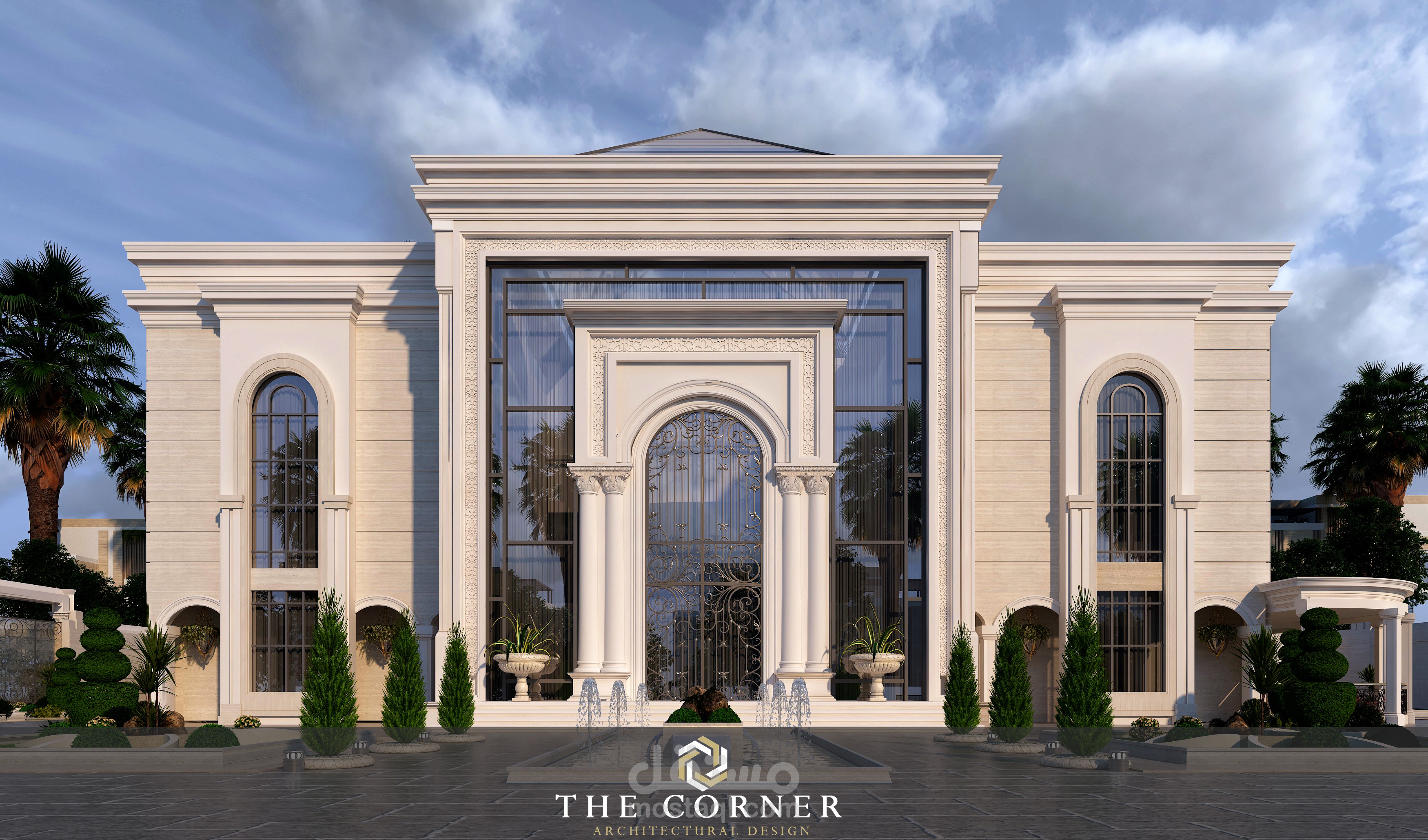 Villa exterior design