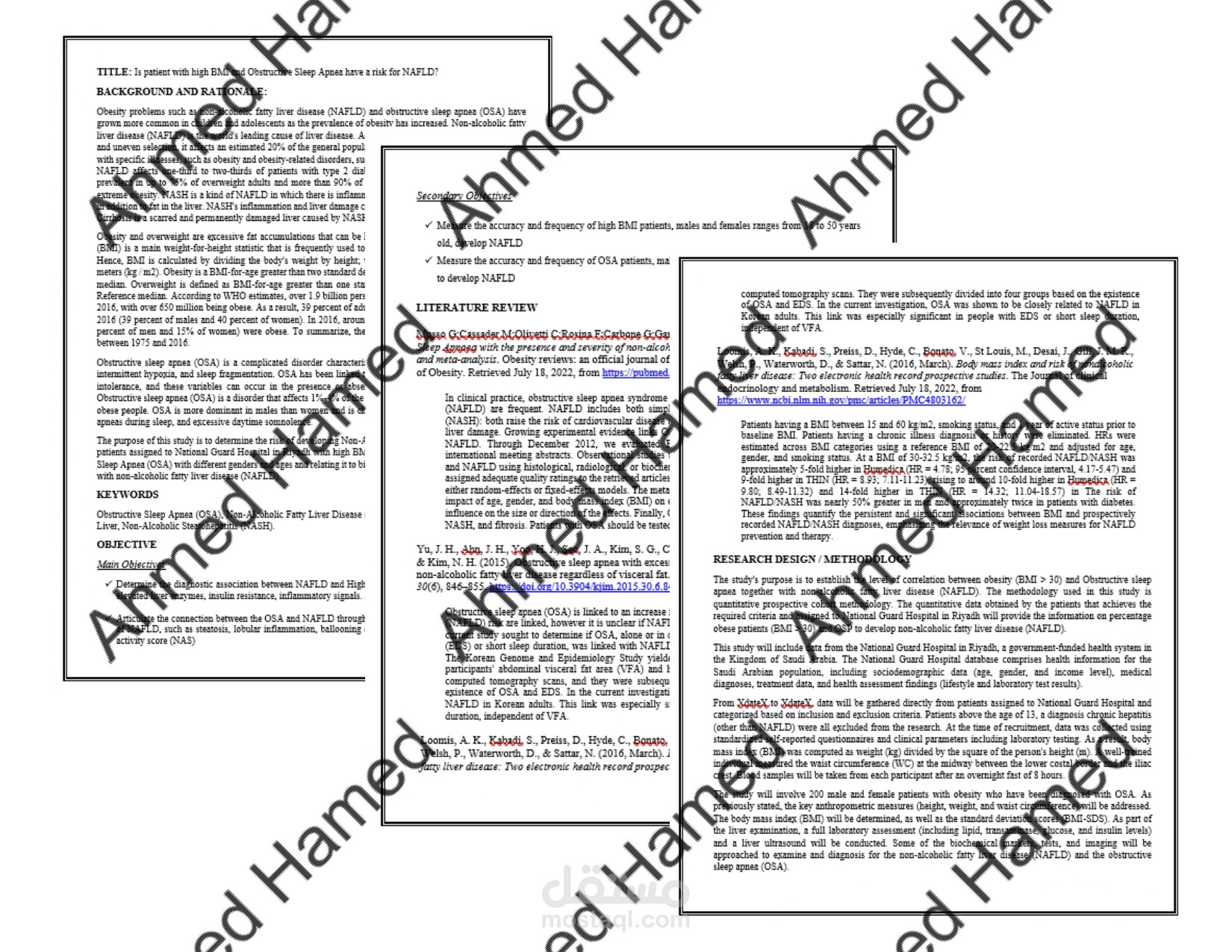 Research Proposal Sample