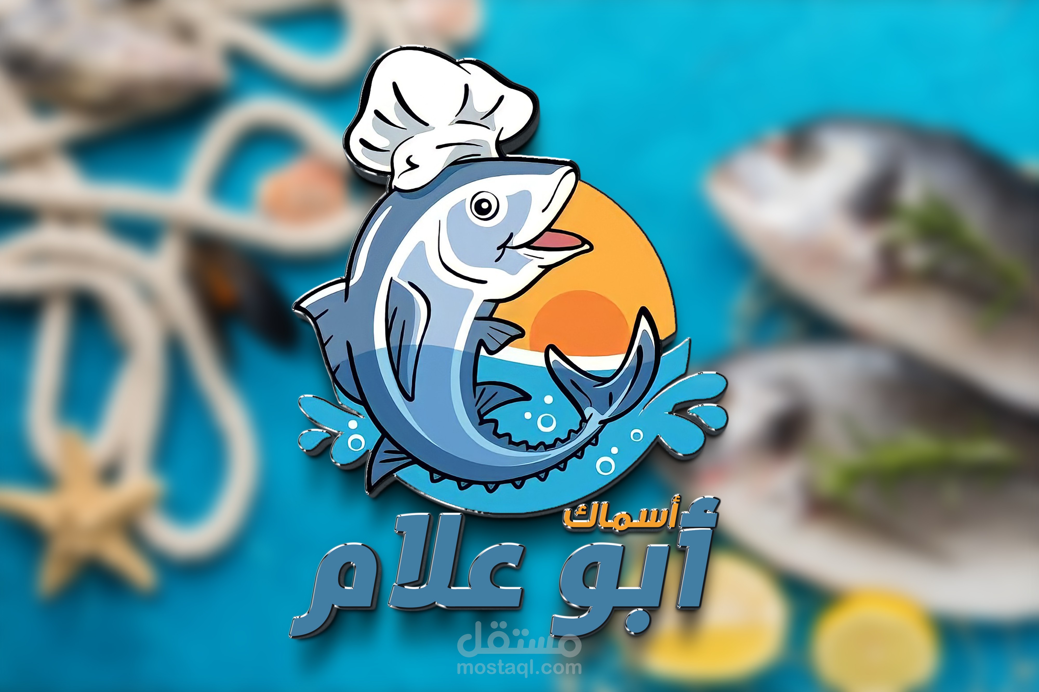 لوجو مطعم أسماك