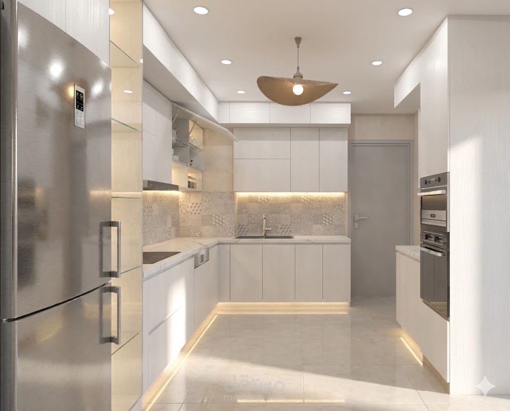 تصميم مطابخ وخزائن احترافي من الفكرة إلى التصميم ثلاثي الأبعاد والرندر الواقعي
