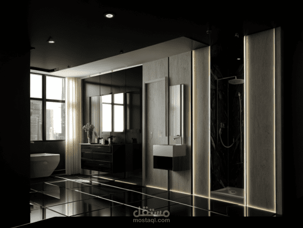 تصميم صالة عرض سيراميك