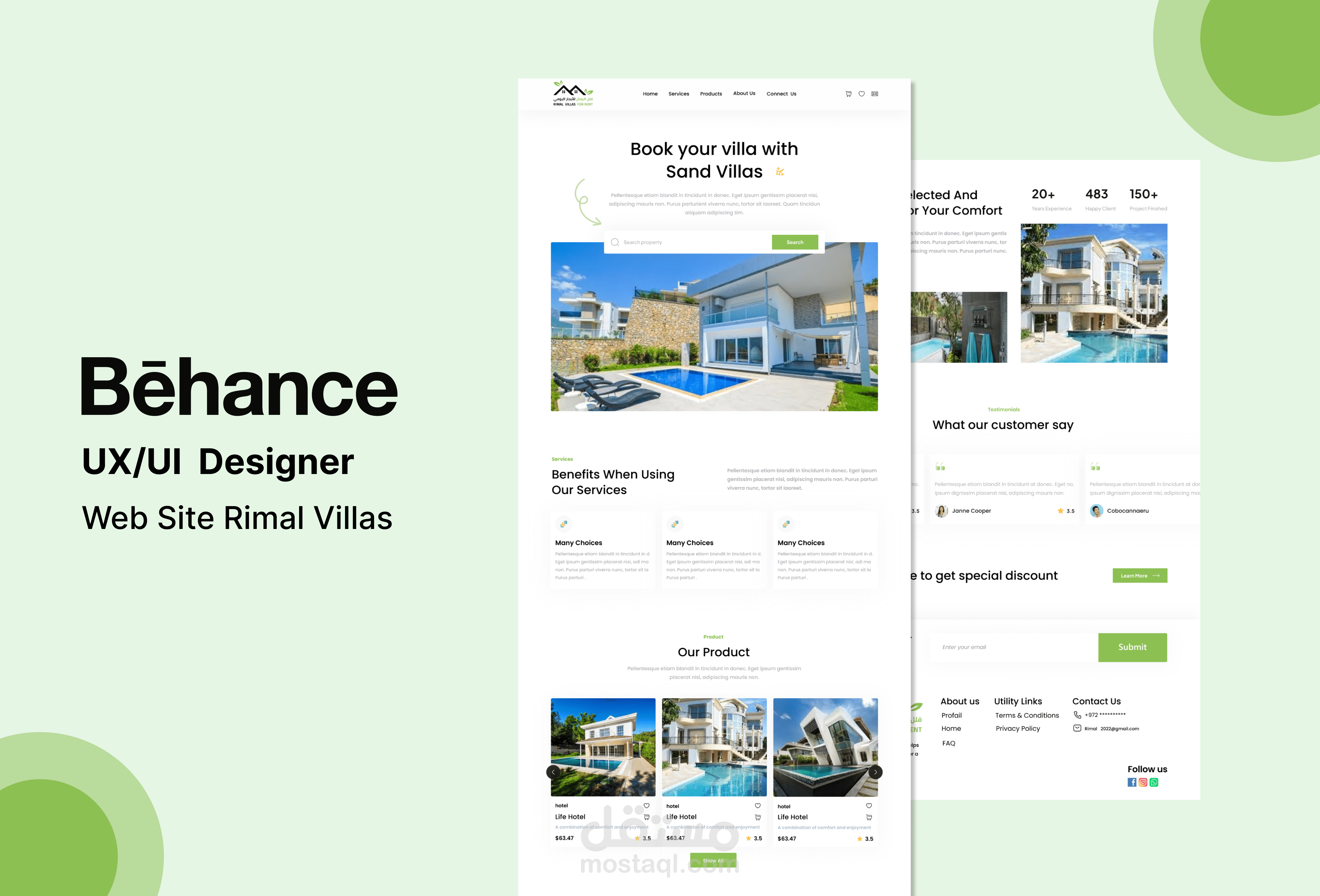 Tourist website UX/UI