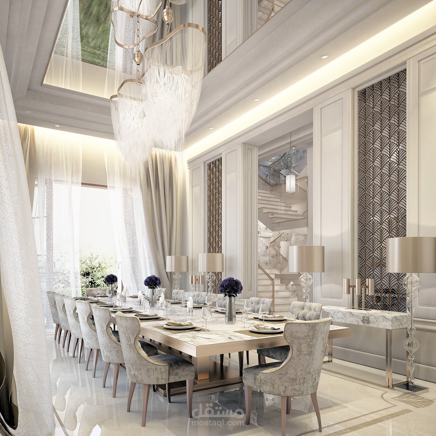 تصميم غرفة الطعام
