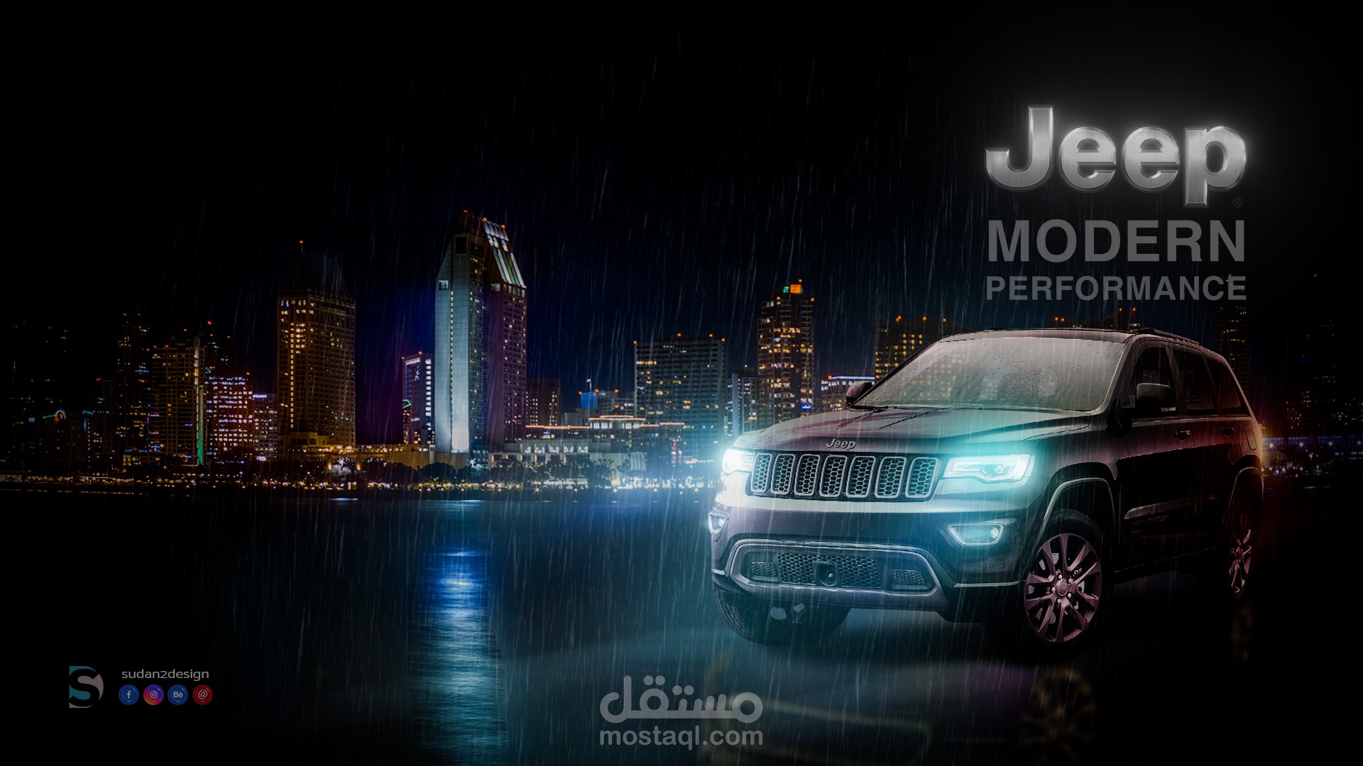 تصميم سوشيال ميديا - Jeep