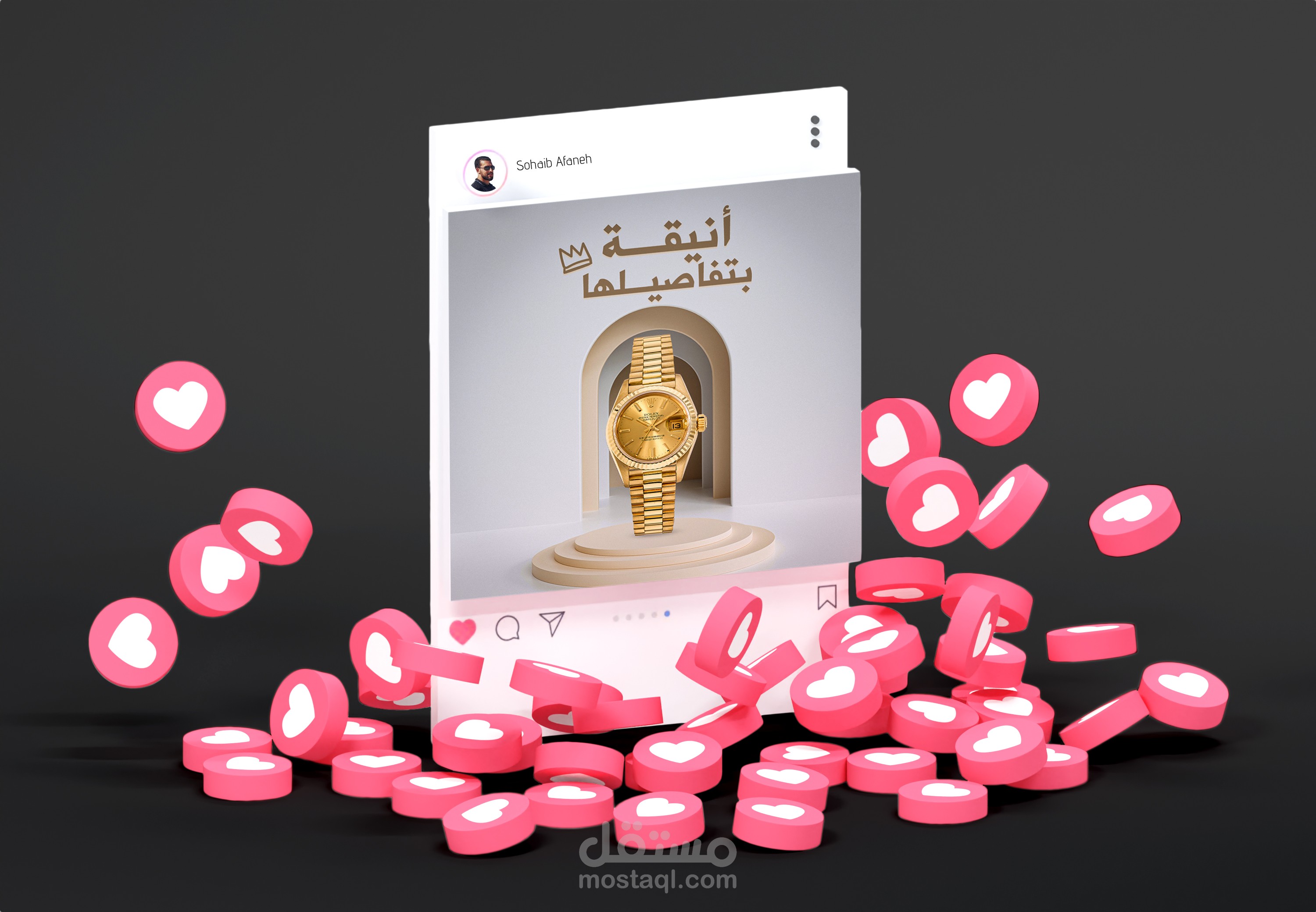 تصميم سوشيال ميديا - رولكس