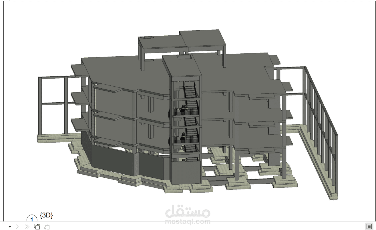 عمل مودل 3D علي برنامج الريفت وعمل شوب دروينج وحصر الكميات