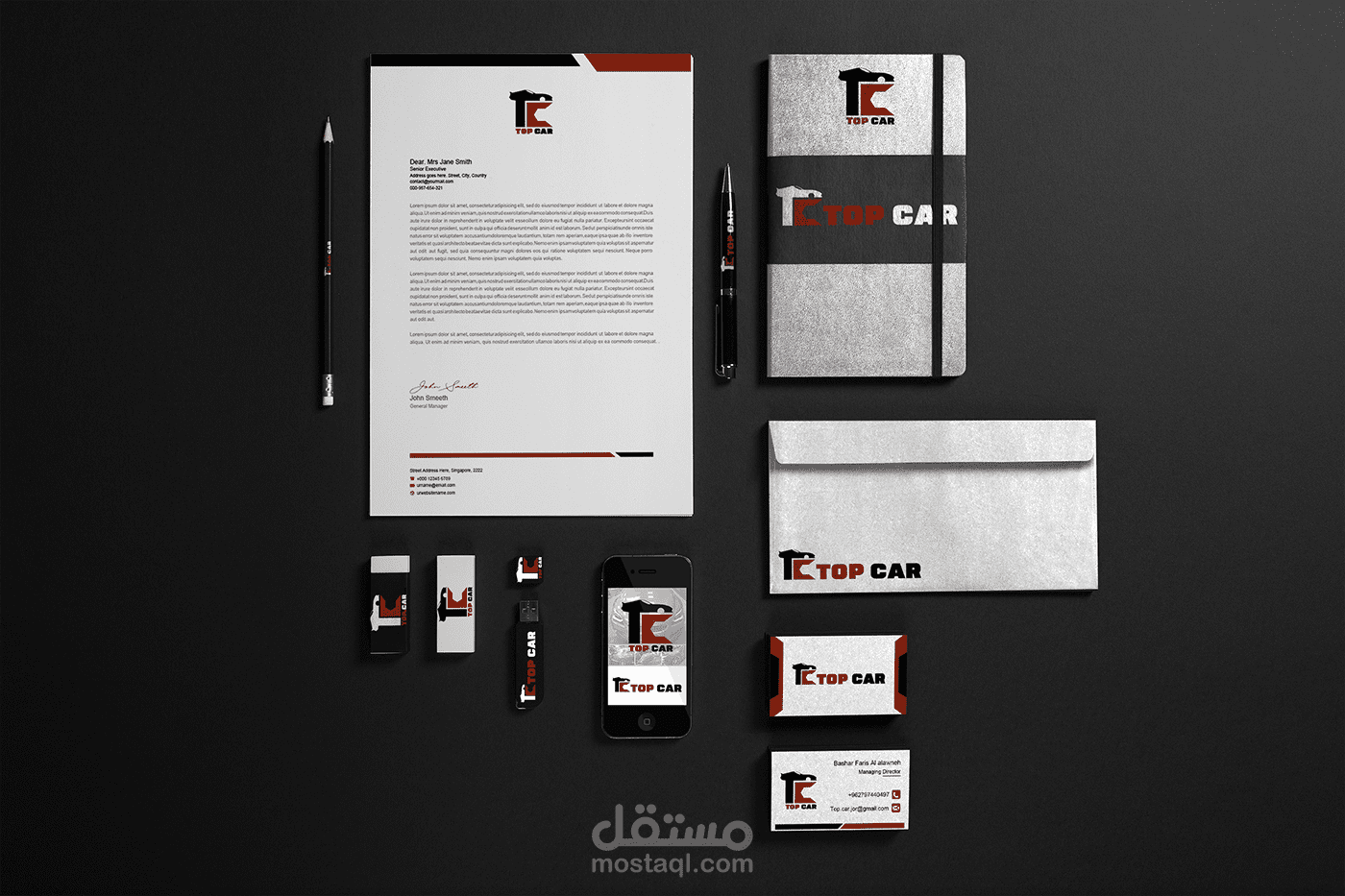 Visual Identity Design(TOP CAR)