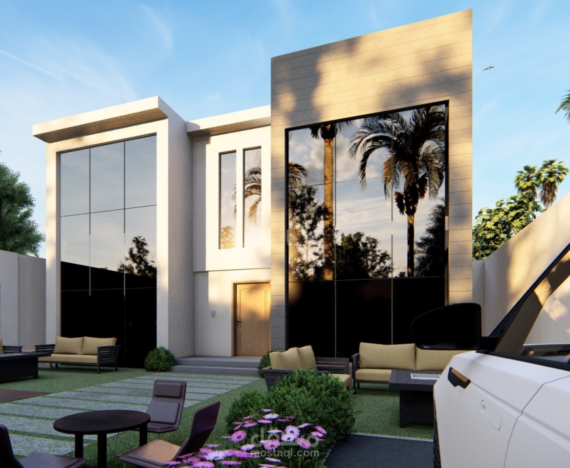 تصميم شاليه سكني