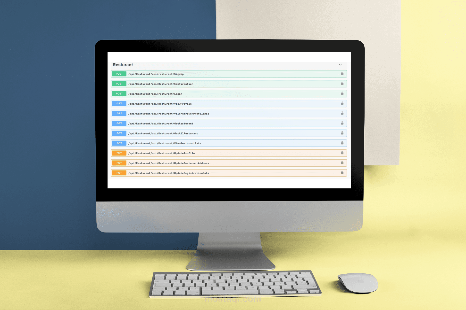 حلويات كراميل: تطبيق API شامل للحجز والطلبات السريعة والتخزين