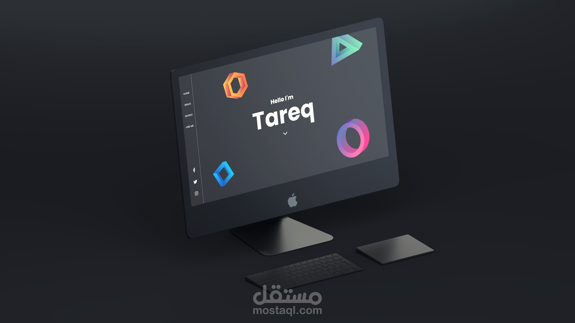 موقع لعرض الأعمال الشخصية