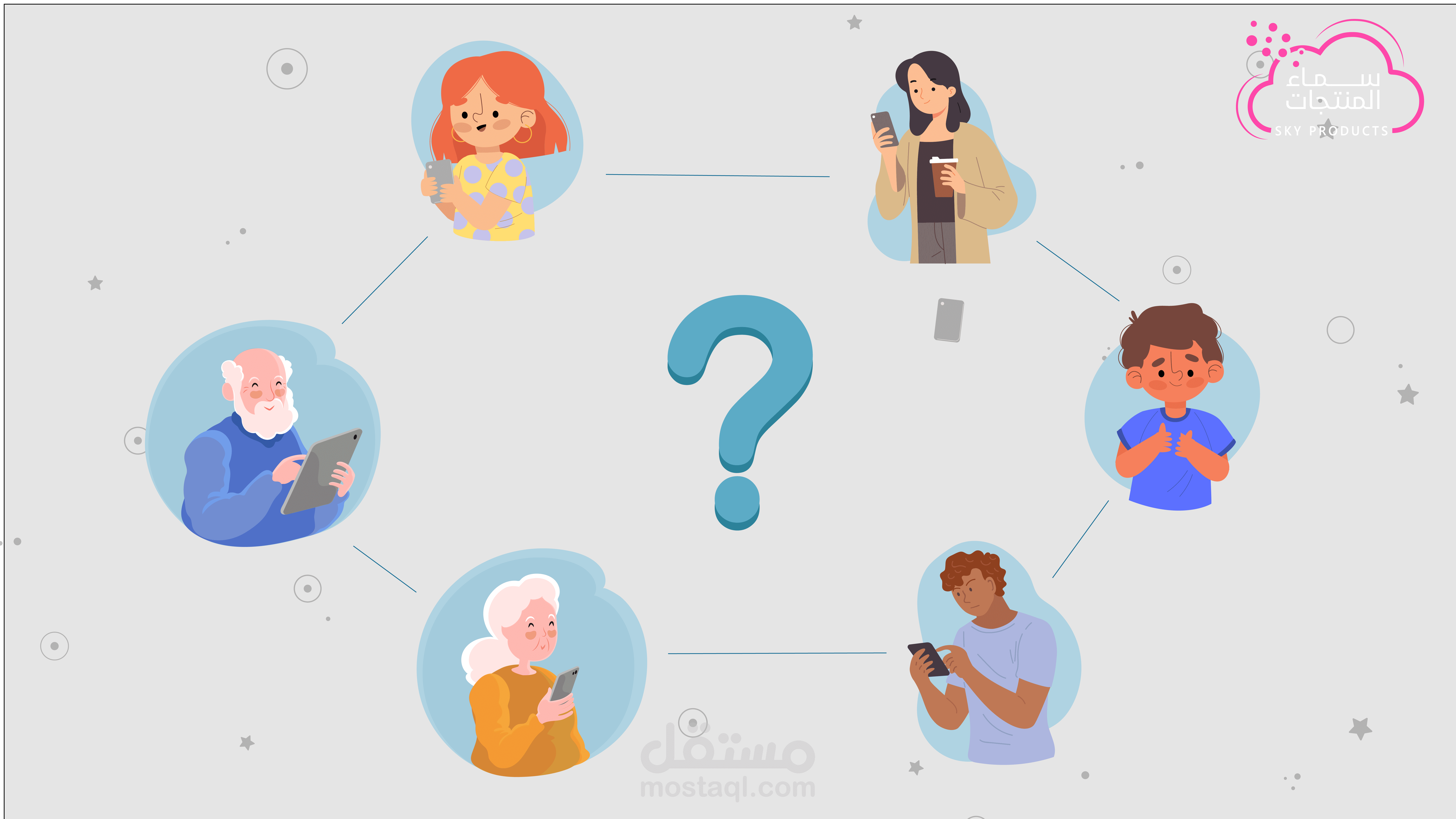 اعلان تطبيق سماء المنتجات