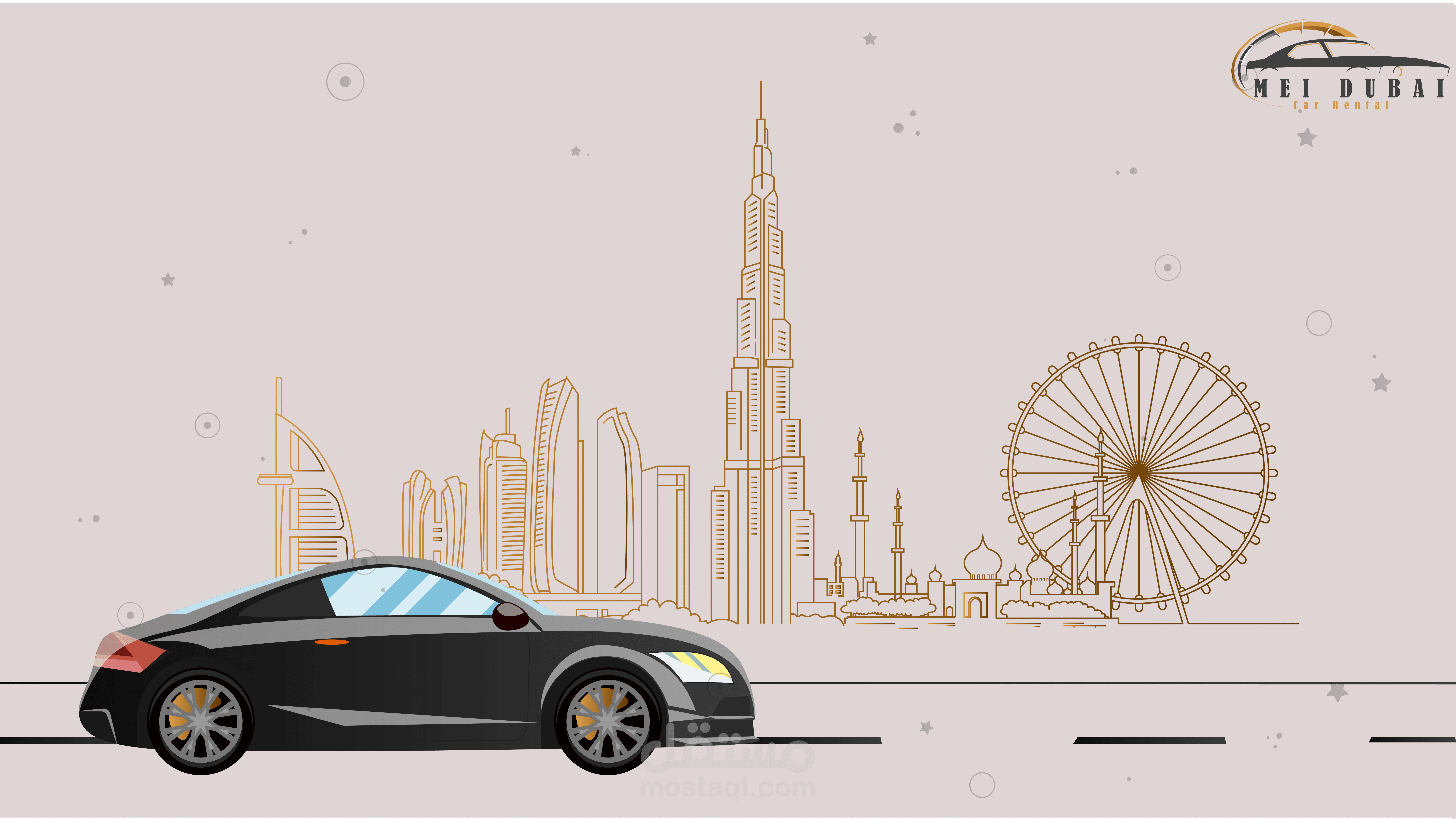 فيديو موشن غرافيك لشركة تأجير سيارات