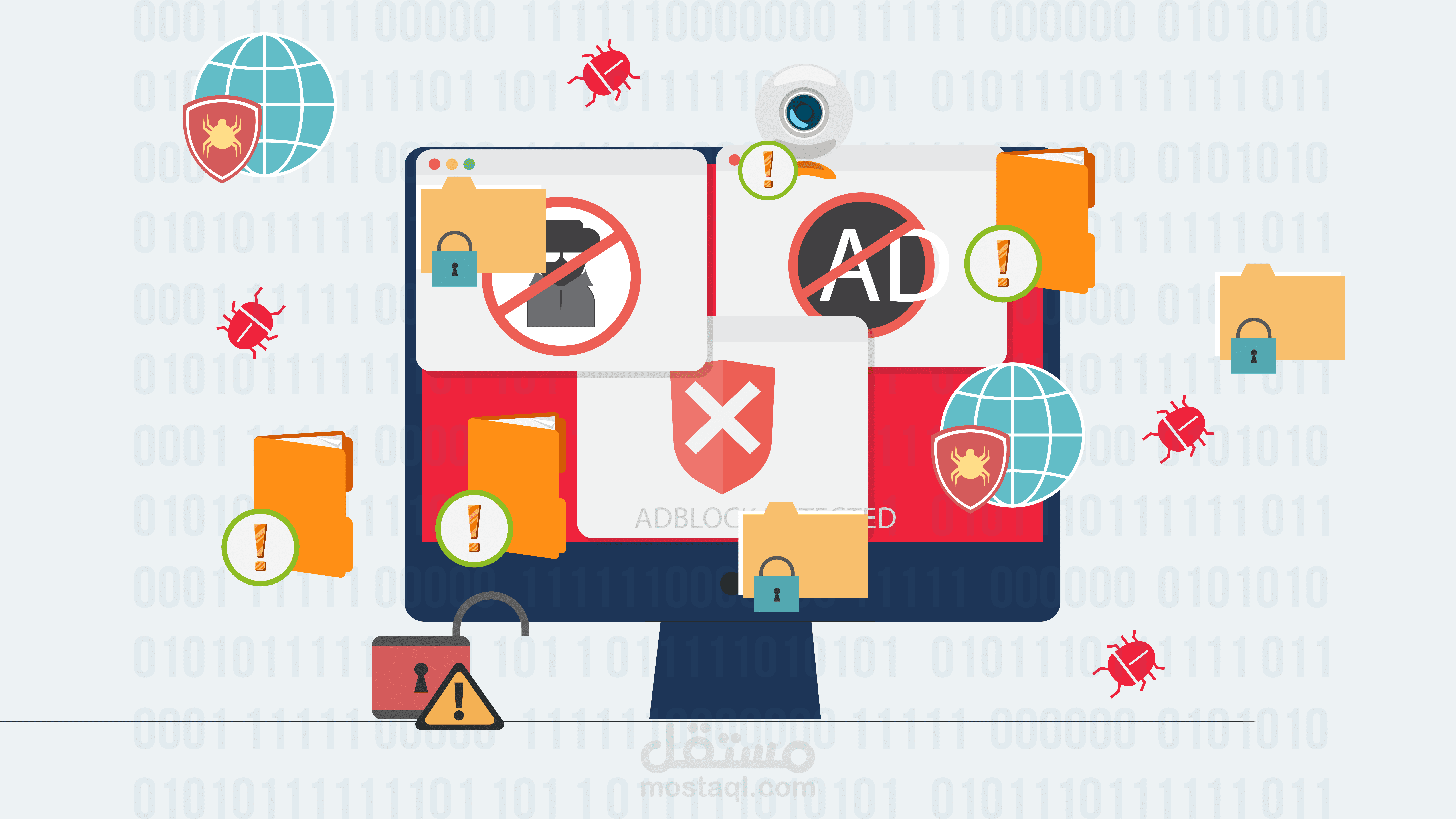 Motion graphic video for a website