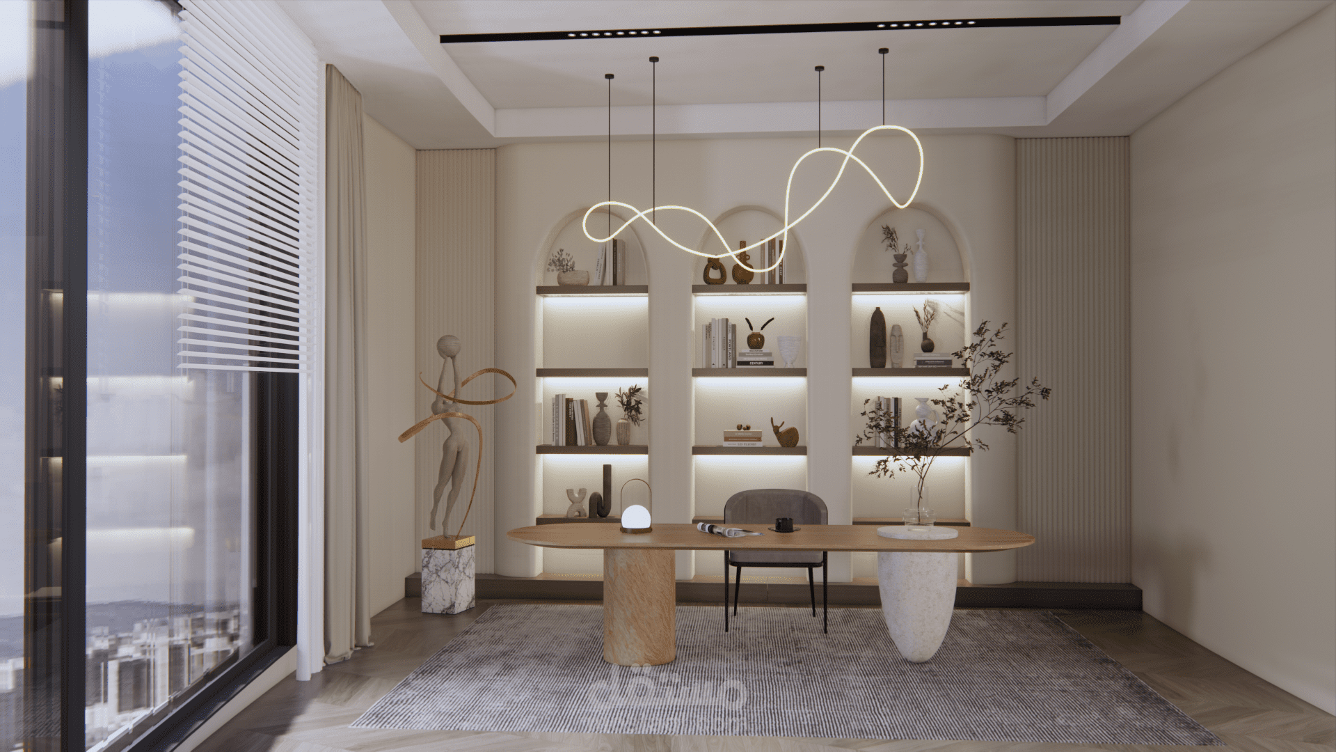 تصميم غرفة مدير