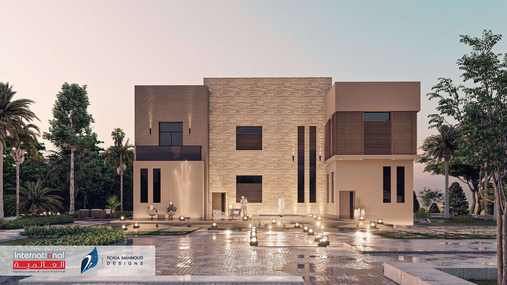 فيلا بتصميم من نمط بسيط Minimalistic